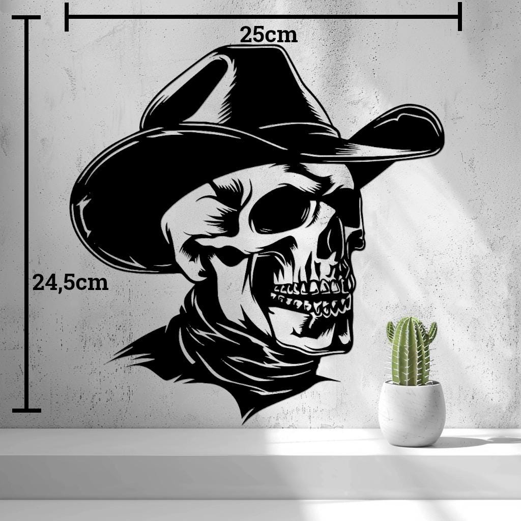 Modern Western Skeleton Art