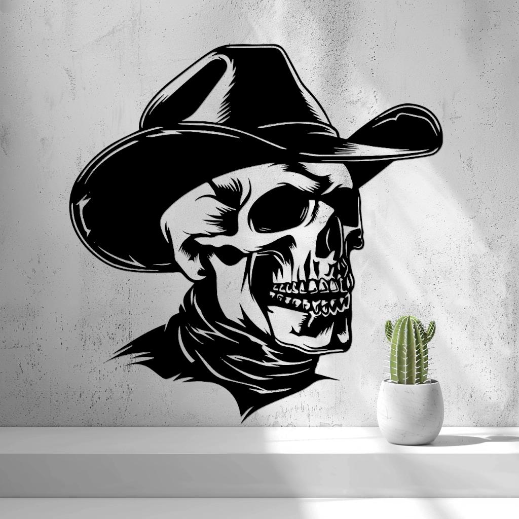 Modern Western Skeleton Art